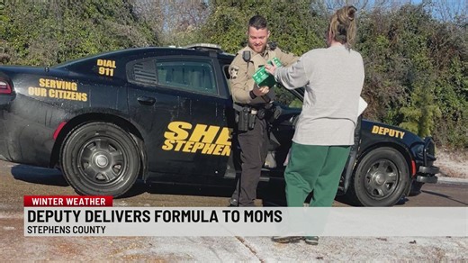 Deputy delivers formula to mothers in Stephens Co.