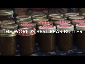 How to make the BEST pear butter