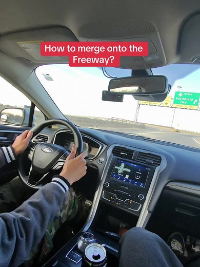 How to merge onto the freeway
