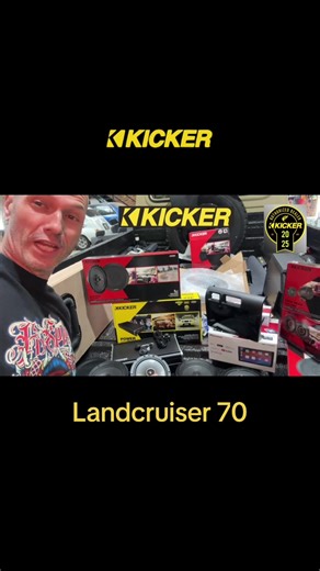 Ultimate Kicker KS Sound System in Land Cruiser