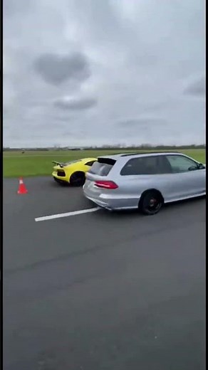 Sleeper Wagon vs Supercar Drag Race