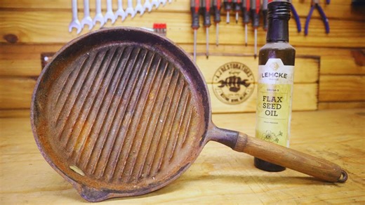 Cast Iron Steak Pan Restoration