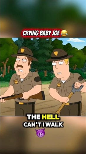 Joe Swanson crying… 😭🥲 #familyguy #funny #petergriffin #briangriffin #americandad