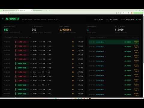 AlphaDrip — pay-per-alpha trading signals on Arc | lablab Hackathon Submission