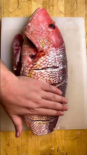 Char-Grilled Whole Red Snapper on a Weber Kettle Grill. #shorts