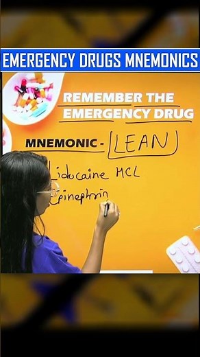 Emergency Drugs Mnemonics