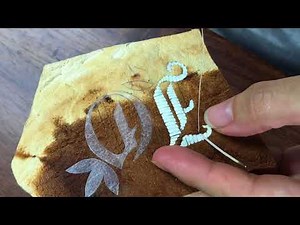Porcupine quillwork demo