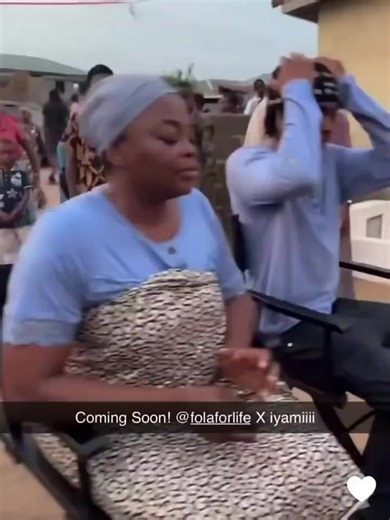 Funke akindele and fola shooting 'eko' movie