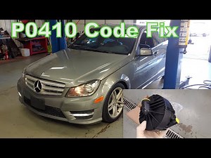 Mercedes p0410 code fix secondary air pump