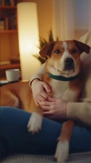 If your dog sits in your lap, it means trust 🐶 #shorts
