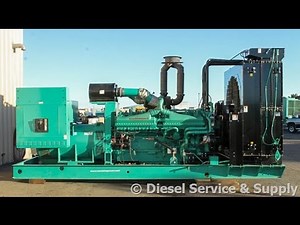 Cummins 1500 kW Standby Diesel Generator– 277/480 V, Used Genset #87139
