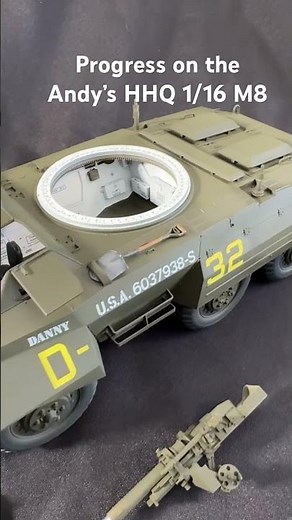 Building the ANDY'S HHQ 1/16 M8 Greyhound @AndysHobbyHeadquarters
