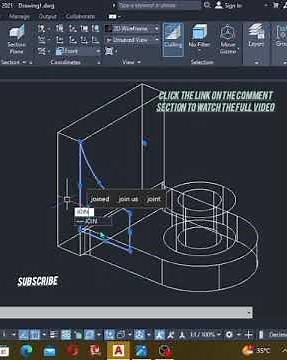 AutoCAD 3D Bracket Tutorial for Beginners | Step-by-Step Mechanical Part Modeling