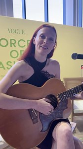 One of fashion’s most enduring models, Karen Elson, has embraced a successful second act as a singer-songwriter. But that’s not the only way she’s being heard. Today at the #ForcesofFashion summit, she sat down with Lynn Yaeger and shared that she has also chosen to fight for models' rights and more. | Vogue