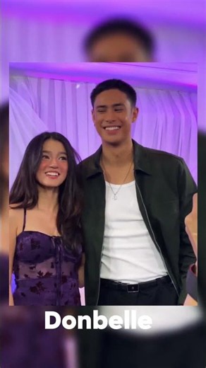 Belle Mariano and Donny Pangilinan for today’s Press Conference to promote their film#donbelle