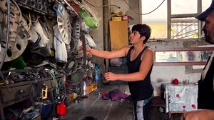 The Damascus technique behind a chain-made blade