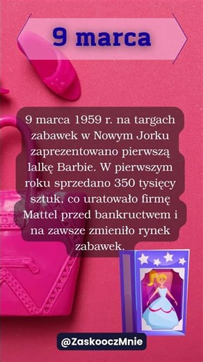 Lalka, która podbiła świat #barbie #zabawki