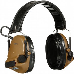 3M Peltor MT20H682FB-09 CY ComTac V Hearing Defender Headset, Coyote Brown, 1 Each