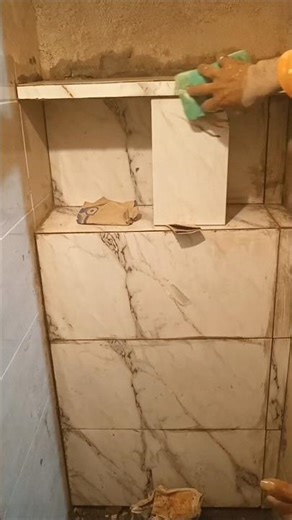 Bathroom Shelf Tiling Made Easy | Pro Ceramic Installation Tips