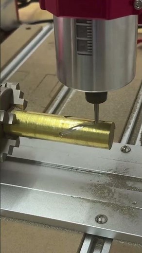 NymoLabs NBS-6040 CNC machines with 4th Axis Rotary Module Engraving H59 Brass