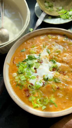 Chipotle Cheddar Sweet Potato Chowder Recipe