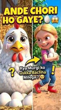 Lalchi Ladki aur Masoom Murgi 🐔💔 | Murgi aur Ande ki Kahani @NeoBuzzz