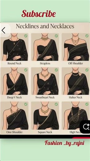 style#NecklineGuide#SareeStyling#JewelleryTips#FashionByRajni#BlouseDesign#StylingTips#IndianFashion