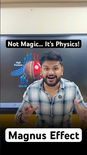 Why Cricket Balls Swing in Air? 🏏 | Magnus Effect Explained