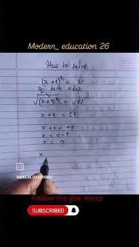 how to solve the equation small and easy tricks you can do maths#easywaytostudy