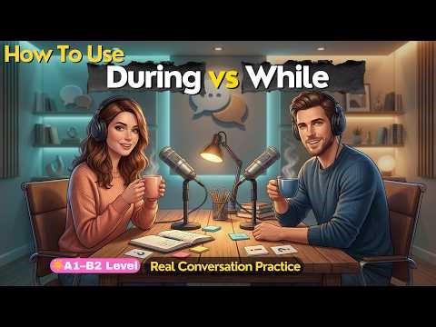 How to Use “During” vs “While” in English | Real Conversation Practice | English Podcast