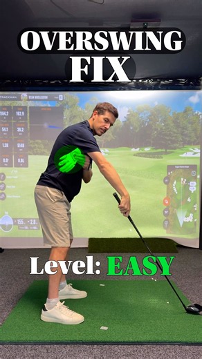 Easiest way to shorten the backswing #golf #golftips #golfswing #golfer #golflife