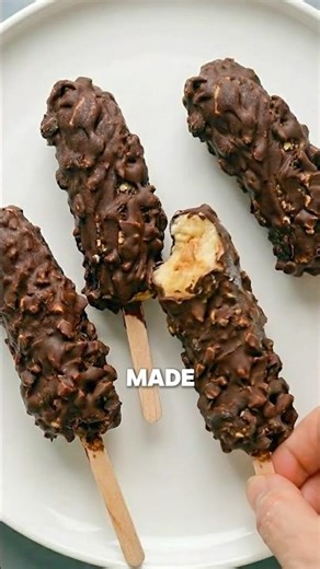 Banana Peanut Butter Ice Cream🍌🍫🍦 #simple #tasty #dessert #healthy
