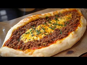 How to Make Authentic Turkish Pide | Easy Homemade Recipe 🥖