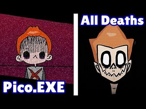 PICO.EXE + All Game Over Screens (Pico's School Creepypasta)