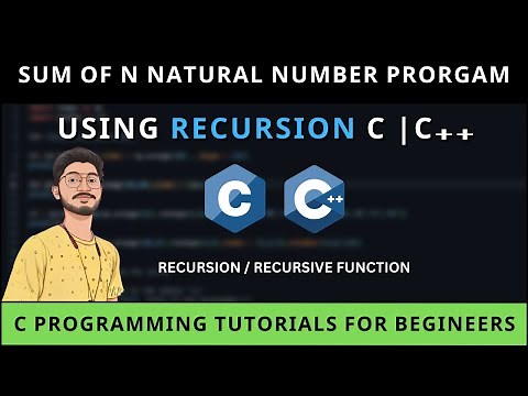 Program to find the Sum of n Natural Numbers using Recursion in C/C++