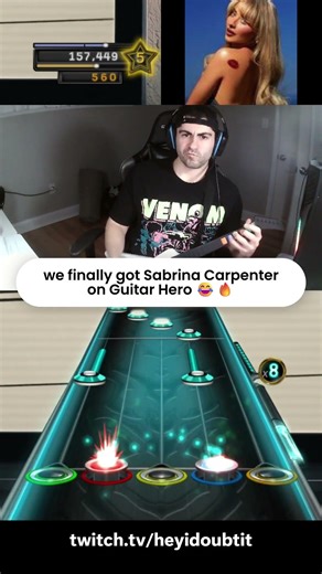 We finally got Sabrina Carpenter in Clone/Guitar Hero #guitarhero #clonehero