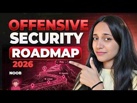 Offensive Cybersecurity Roadmap 2026 | Cybersecurity for Beginners | Jobs, Labs, Certifications