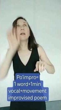 Vocal improvisation training with words and sounds #vocalimprovisation #vocalgame #creativeprocess