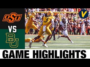 #9 Oklahoma State vs #16 Baylor | 2022 College Football Highlights