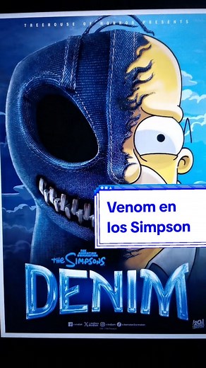 The Amazing Spiderman and Venom in The Simpsons