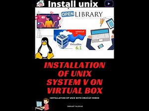 Installation of Unix System V on Virtual Box