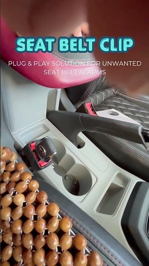 Stop Annoying Seat Belt Beep Sound Instantly | Seat Belt Alarm Stopper Clip Pack of 2
