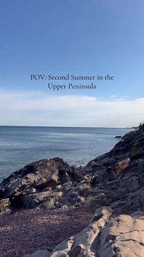 Loving that second summer feeling in the U.P. 😎 📹 @always__exploring__ #UPTravel #Michigan #MichigansUpperPeninsula #UpperPeninsula #UP #Travel #Vacation #Explore #Fall | Michigan's Upper Peninsula