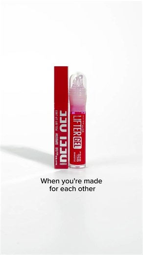 Peel-Off Lip Liner 🤝 Lifter Gel - the perfect lip combo for a pop of bold, long-lasting color and an irresistible mirror gloss shine.