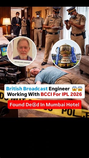 76-Year-Old British IPL Broadcast Engineer Dies in Mumbai Hotel | BCCI Tragedy