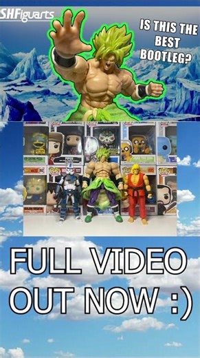 S.H Figuarts Broly Size Comparison #broly #accessories #reviews