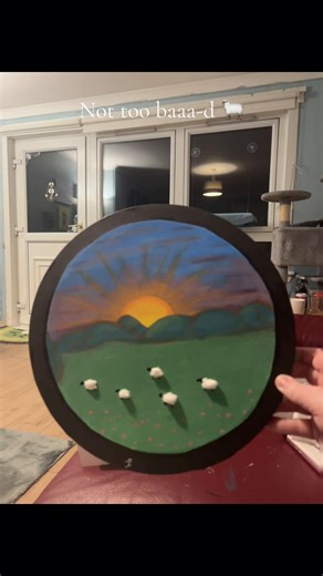 Excuse the pun 🌚 I like to think I’m funny 🥀 #everyone #fyp #artlovers #sheep #pun