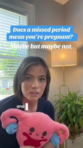 Missed period = pregnancy? #womenshealth
