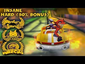 Crash Tag Team Racing - Cups | Hard | Insane | Gameplay