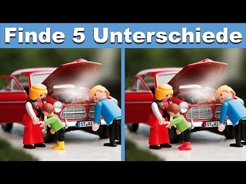 ECHT KRASS - Finde Den Unterschied - Bilderrätsel - 50 Fehler in 10 Bildern